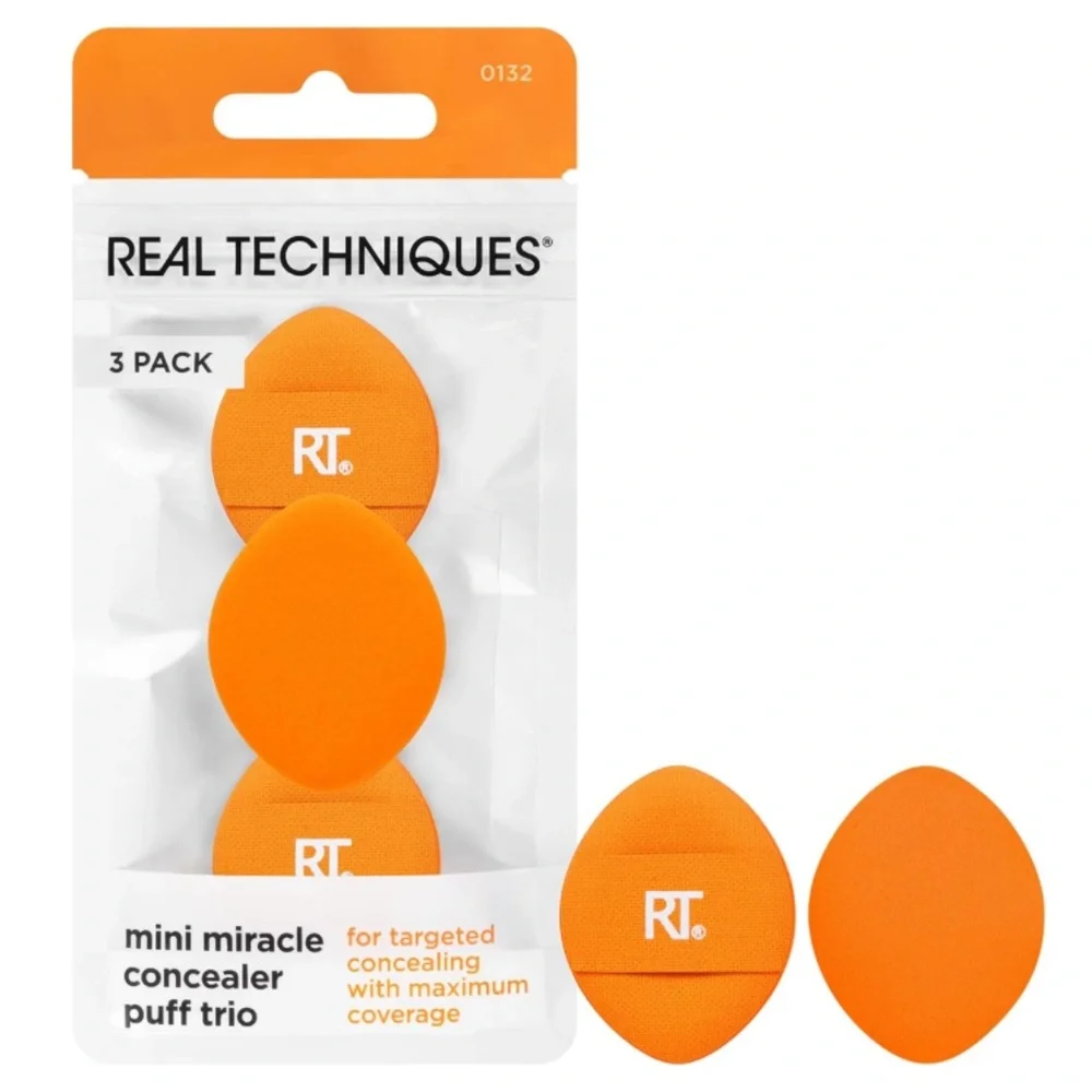 Concealer Sponges, Mini Miracle Puff Trio — Real Techniques